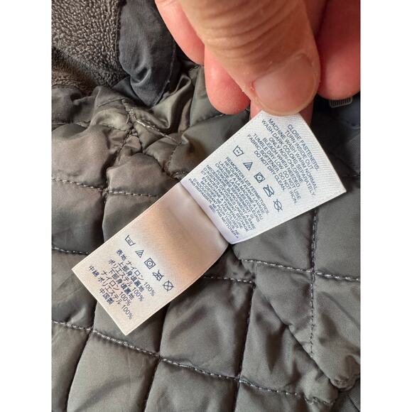 LAND'S END BOYS Winter Coat/Jacket; SIZE 3T; GRAY & ORANGE - Picture 14 of 15